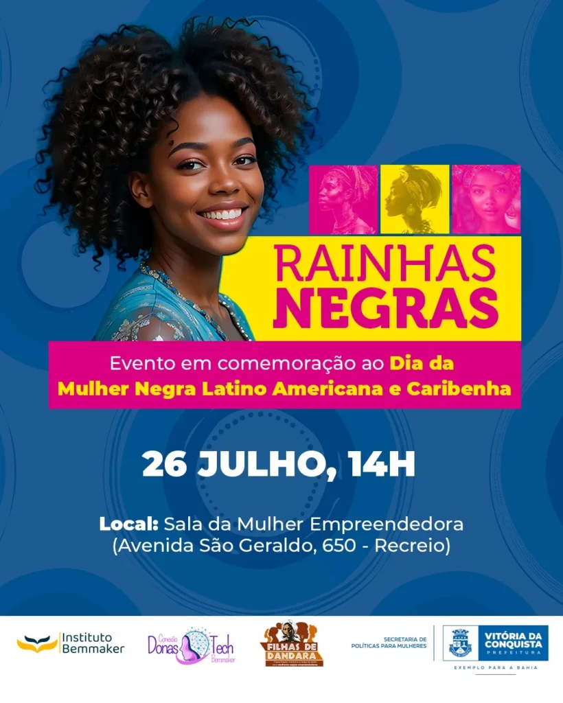 Secretaria de Políticas para as Mulheres celebra contribuições das mulheres negras na sociedade em evento neste sábado, 26