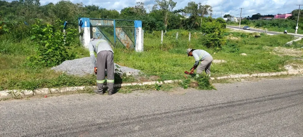 Prefeitura realiza ações de limpeza na região da Fonte dos Padres