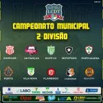 Segunda Divisão do Campeonato Municipal de Futebol começa neste final de semana