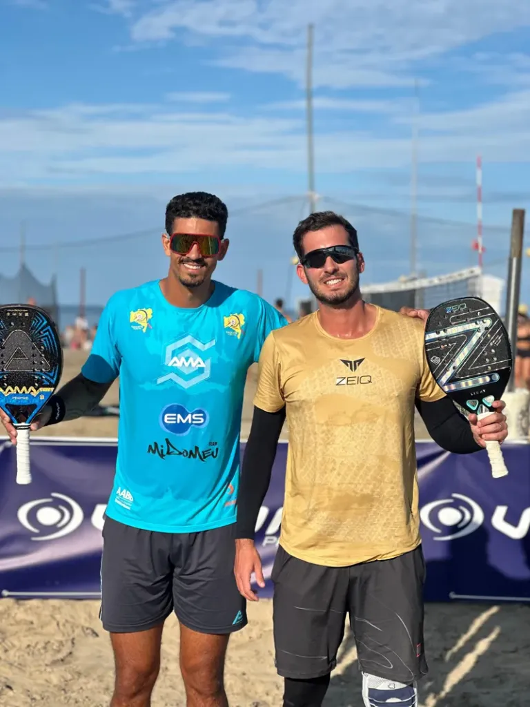 Tenista e dupla do beach tennis da Bahia disputam torneios internacionais com o apoio da Sudesb