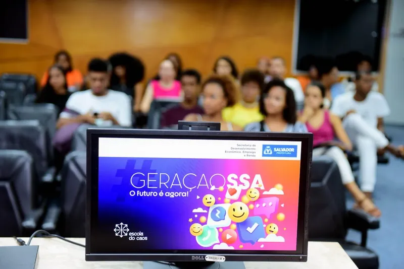 Programa Geração SSA abre 3,7 mil vagas de capacitação para jovens de 16 a 25 anos